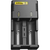 Nitecore Intellicharger I2 Dual Battery Charger - Independent Slot Monitoring For LiIon NiMH NiCd by Nitecore