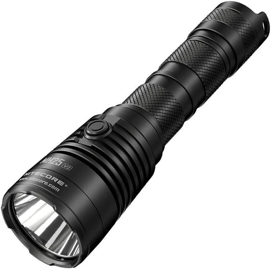 Nitecore MH25 V2 Flashlight 1300 Lumen Rechargeable Tactical EDC Outdoors 475m Beam Water Resistant by Nitecore