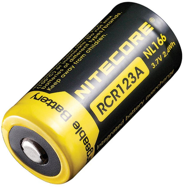 Nitecore Rechargeable RCR123A Battery NL166 by Nitecore
