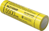 Nitecore NL2155HP 21700 Rechargeable Battery - 5500mAh High Drain 20A Waterproof Clam Pack by Nitecore