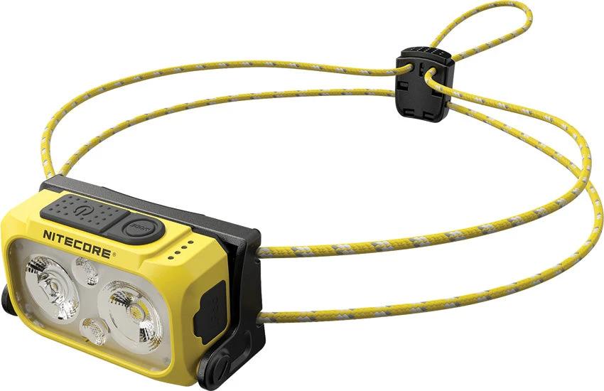 Nitecore NU21 Headlamp Yellow Rechargeable USB C High Output 360 Lumen Water Resistant Rugged Outdoor Headlamp Campers Runners by Nitecore