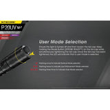 Nitecore P20 V2 LED Tactical Flashlight Rechargeable 1000 Lumen Beam Water Resistant Strobe For Outdoor Pros by Nitecore