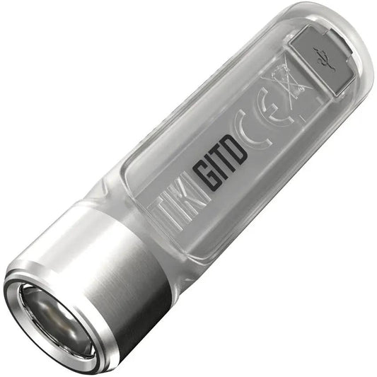 Nitecore TIKI GITD Keychain Light Rechargeable 300 Lumens Glow In The Dark Finish by Nitecore