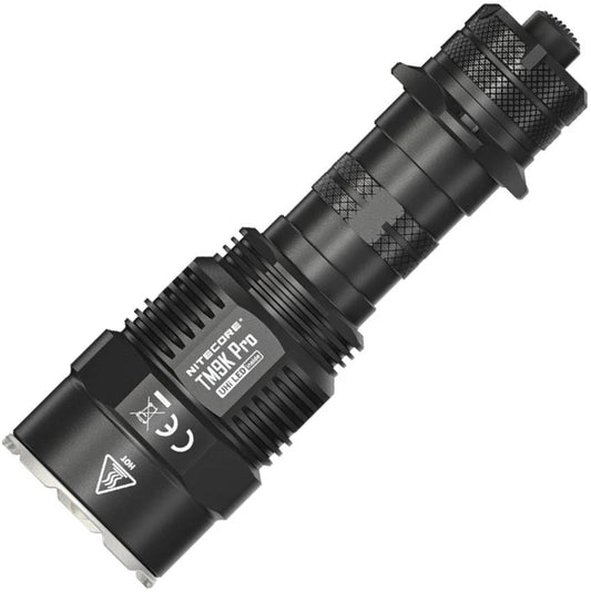 Nitecore TM9K Pro Tactical Flashlight High-Output 9900Lm Rechargeable Rugged 450m Beam For Professionals by Nitecore