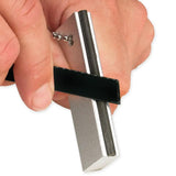 Ndur Magnesium Fire Starter - 5400 Heat, 3000 Strikes, Serrated Flint, Wet Weather Firestarter Keychain by Ndur
