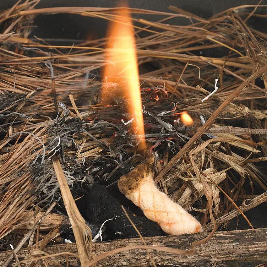 Ndur Tinder Quik Fire Starting Tabs - Waterproof And Windproof Fast Ignition For Cold Wet Conditions by Ndur