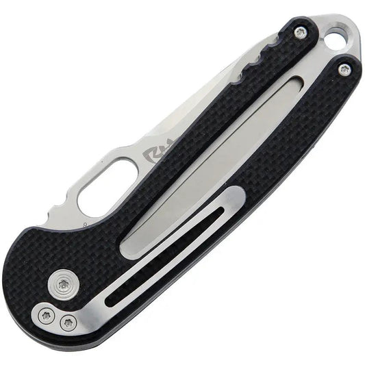 Nemesis Holey Moley Linerlock NK-18 - Rick Haney Collaboration With 9Cr13CoMoV Blade And G10 Handle by Nemesis