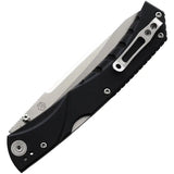 Nemesis MPR-1 Lockback - 4 Inch Closed, 3.5 Inch Satin VG-10 Blade, Black Titanium Handle by Nemesis
