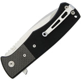 Nemesis MPR-2T Linerlock NK-21T - 4.5 Inch Closed, 3.5 Inch Satin VG-10 Tanto Blade, Black G10 Handle by Nemesis