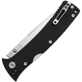 Nemesis MPR3 Lockback NK-22 - 3.5 Inch Satin S35VN Blade With Black G10 Handle And Pocket Clip by Nemesis