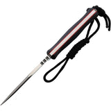 Nieto Semper Fi 2 Fixed Blade Knife For Marines - Durable N690 Satin 4.75 Inch Blade Full Tang With Leather Sheath by Nieto