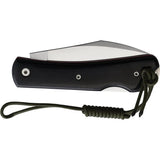 Nieto Storm Lockback 167-M EDC Knife With Satin N690 Blade And Black Micarta Handle by Nieto