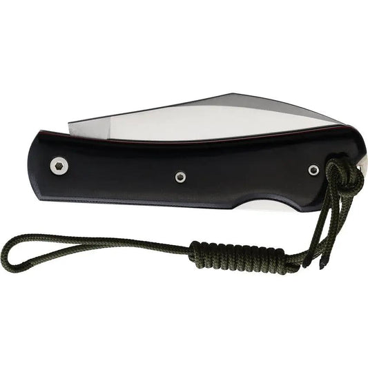 Nieto Storm Lockback 167-M EDC Knife With Satin N690 Blade And Black Micarta Handle by Nieto