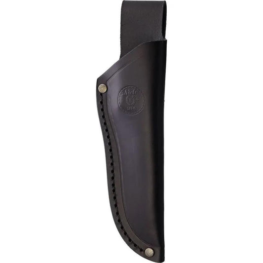 Nieto Coyote Fixed Blade Knife 6 Inch Satin Blade Full Tang Black Canvas Micarta Handle For Outdoors by Nieto