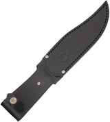 Nieto Cetreria 2402 Bowie Knife With Olive Wood Full Tang Handle And Leather Sheath For Outdoorsmen by Nieto