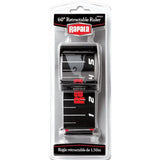 Rapala Retractable Ruler 60in - Spring Loaded Oversized Readable Numbers UV Protected Waterproof Material by Rapala