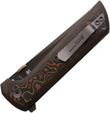 North Mountain Blade Chop 2 Button Lock Copper CF 2406-CUCF-DLC by North Mountain Blade