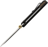 North Mountain Blade Chop 2 Button Lock CF 2406CF - Carbon Fiber Handle And San Mai Tanto Blade by North Mountain Blade