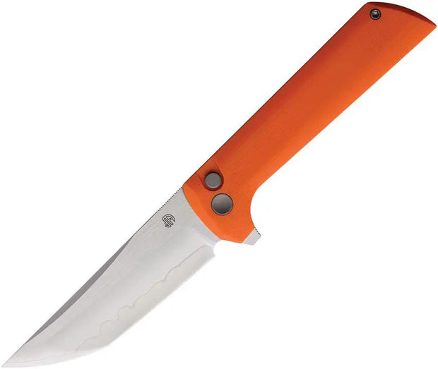 North Mountain Blade Chop 2 Button Lock Orange 2406O by North Mountain Blade