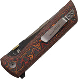 North Mountain Blade Chop 2 Button Lock Org CF 2406-ORCF-DLC by North Mountain Blade