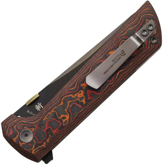 North Mountain Blade Chop 2 Button Lock Org CF 2406-ORCF-DLC by North Mountain Blade