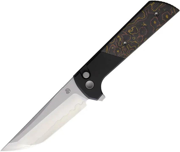 North Mountain Blade Chop 2 Button Lock Ceramic CF 2407-CCFDM by North Mountain Blade