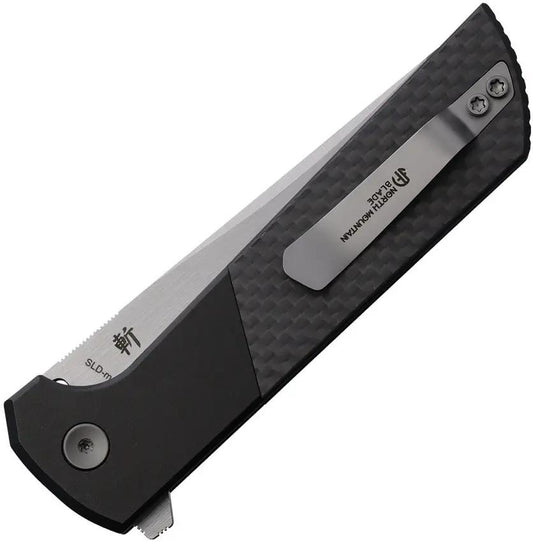 North Mountain Blade Chop 2 Button Lock CF 2407-CF-5 by North Mountain Blade