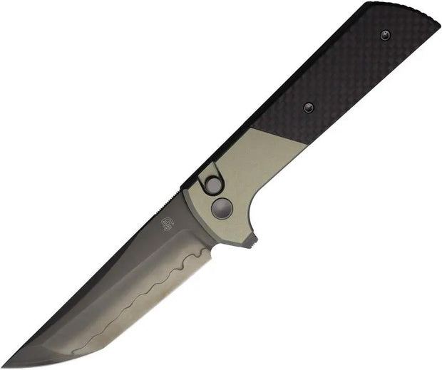 North Mountain Blade Chop 2 Button Lock CF DLC 2407-GRCF-DLC by North Mountain Blade