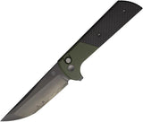 North Mountain Blade Chop 2 Buttonlock CF Green 2407-SPGRCF-DLC by North Mountain Blade
