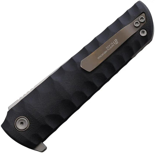 North Mountain Blade Kick Stop Chop Plus Button 2411-BLK - SLD-Magic SAN MAI Tanto Blade by North Mountain Blade