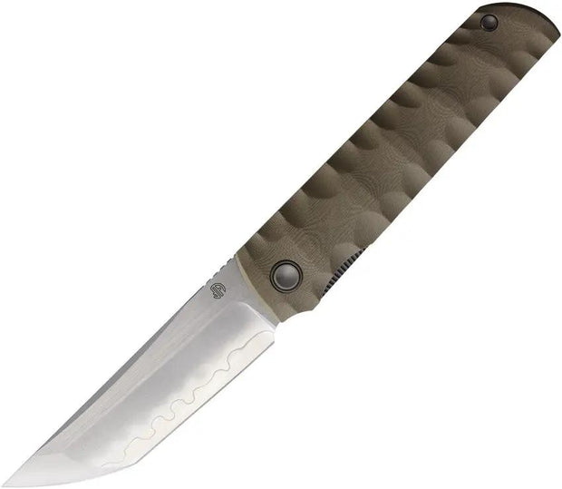 North Mountain Blade Kick Stop Chop Linerlock Khaki 2411-BR by North Mountain Blade