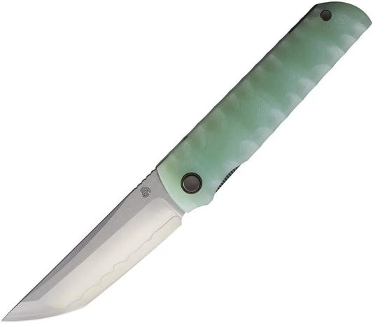North Mountain Blade Kick Stop Chop Linerlock Jade 2411-JD by North Mountain Blade