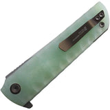 North Mountain Blade Kick Stop Chop Linerlock Jade 2411-JD by North Mountain Blade