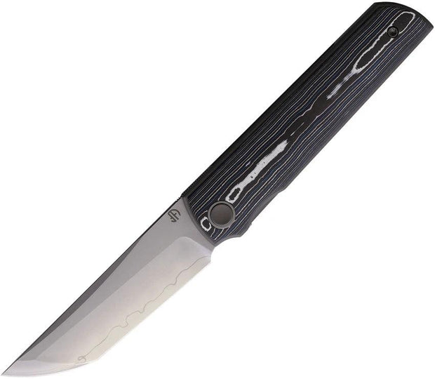 North Mountain Blade Chop 4 Linerlock Bl/PPL CF 2412-BLPR by North Mountain Blade
