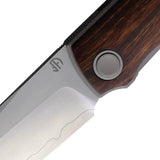 North Mountain Blade Chop 4 Linerlock Ironwood 2412IW - SLD MAGIC Steel Tanto Blade by North Mountain Blade