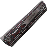North Mountain Blade Chop 4 Linerlock Red/Wht CF 2412-RDWH by North Mountain Blade