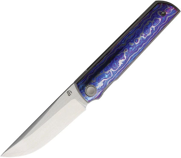North Mountain Blade Chop 4 Linerlock Timascus 2412-ZRDM by North Mountain Blade