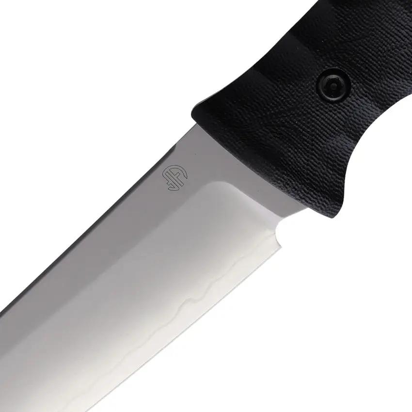North Mountain Blade Chop Tanto Fixed Blade - SLD Magic Steel Blade With Black G10 Handle by North Mountain Blade