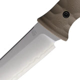 North Mountain Blade Chop Tanto Fixed Blade Tan 2415 Tan - SLD Magic Steel Blade by North Mountain Blade
