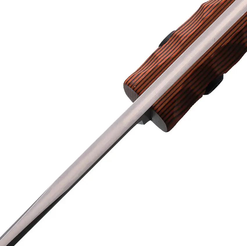 North Mountain Blade Chop Mini Fixed Blade Orange 2416-OR - Full Tang With Lanyard Hole And SLD-MAGIC Blade by North Mountain Blade