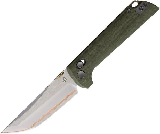 North Mountain Blade Chop 2 Crossbar Lock Grn 2418-GR-5 by North Mountain Blade