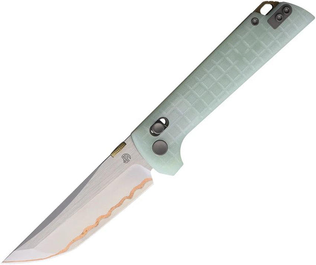 North Mountain Blade Chop 2 Crossbar Lock Jade 2418-JD-G-5 by North Mountain Blade