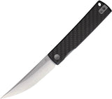 North Mountain Blade Kaiken Linerlock Blk CF 250220 by North Mountain Blade