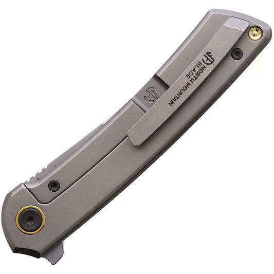 North Mountain Blade Zero Framelock Smooth Ti 2507-FLAT by North Mountain Blade