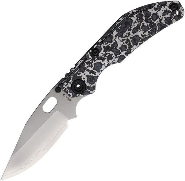 North Mountain Blade BBNM Framelock Ceramic CF 2521-WHCF by North Mountain Blade
