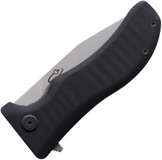 North Mountain Blade Lucky Dog Linerlock SLD 2524 BK - 5in Closed, 4in Blade, Black G10 Handle by North Mountain Blade
