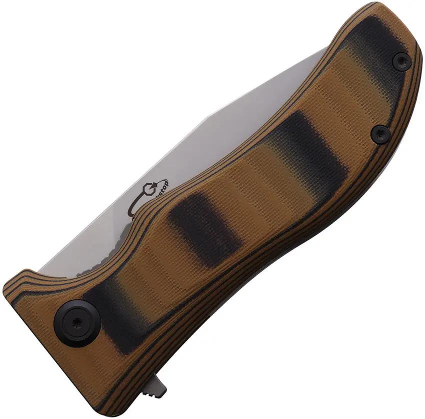 North Mountain Blade Lucky Dog Linerlock Tan 2524-TAN by North Mountain Blade