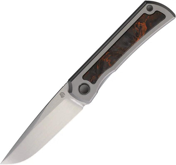 North Mountain Blade Sun Framelock Ti CF 2525-BKCU by North Mountain Blade