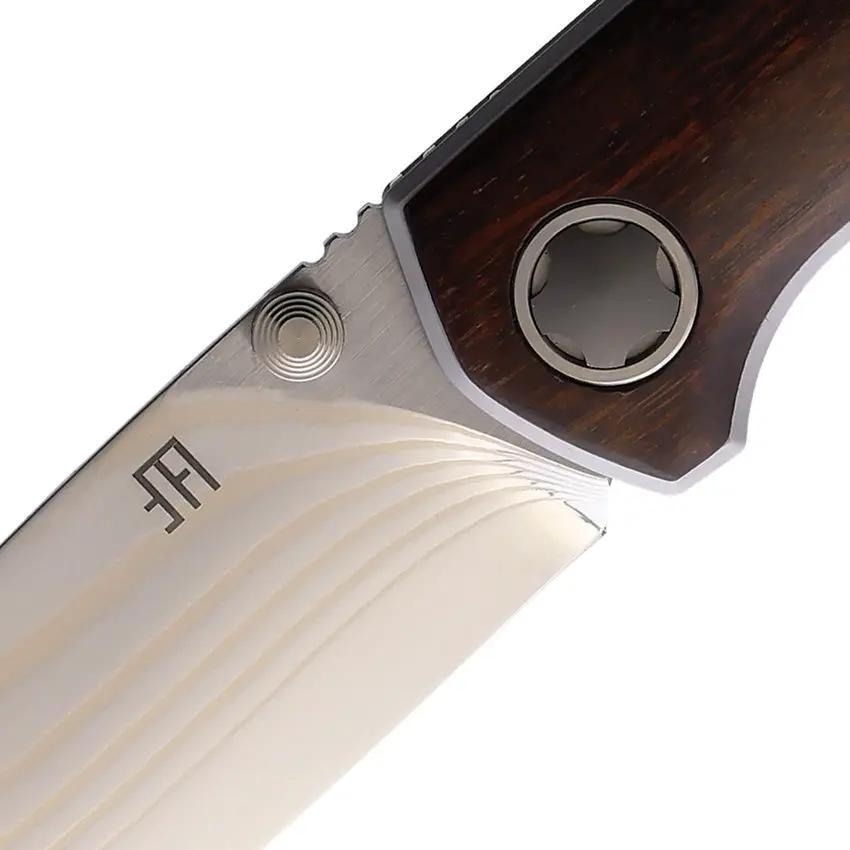 North Mountain Blade Ultra Linerlock Ironwood 2528-IW - ZDP-189 Blade Durable Ironwood Handle by North Mountain Blade