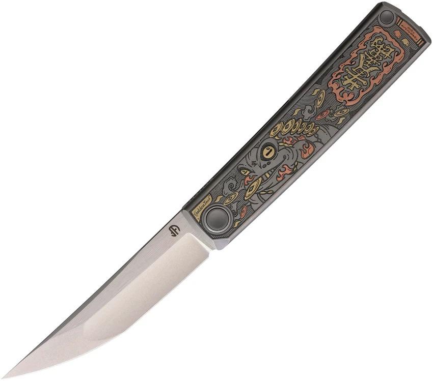 North Mountain Blade Kaiken Linerlock Golden Toad KAIKEN-GOLDEN-TOAD by North Mountain Blade